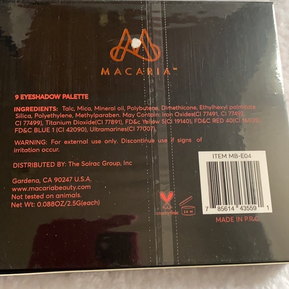 Eyeshadow Palette Set Macaria Beauty - Picture 6 of 11